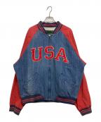 MIRAGEミラージュ）の古着「リバーシブルジャケット」｜ネイビー×レッド