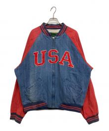 MIRAGE（ミラージュ）の古着「リバーシブルジャケット」｜ネイビー×レッド