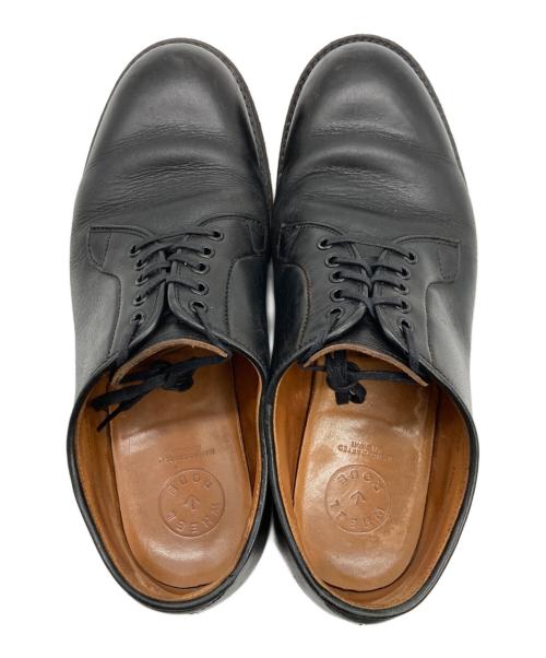 WHELL ROBE（ウィールローブ）WHELL ROBE (ウィールローブ) プレーントゥレザーシューズ ブラック サイズ:SIZE 7 1/2の古着・服飾アイテム