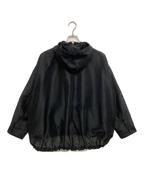 Noble（ノーブル）Noble (ノーブル) ミルキーシアーボリュームブルゾン ブラック サイズ:SIZE Freeの古着・服飾アイテム