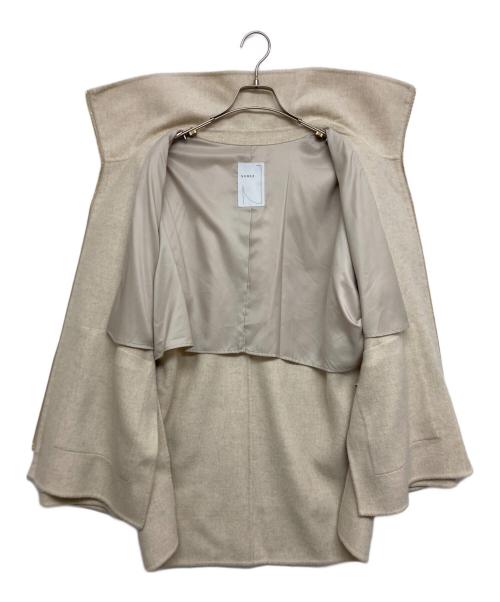 Noble（ノーブル）Noble (ノーブル) キャレメルミックスリバージップコート ベージュ サイズ:SIZE Freeの古着・服飾アイテム