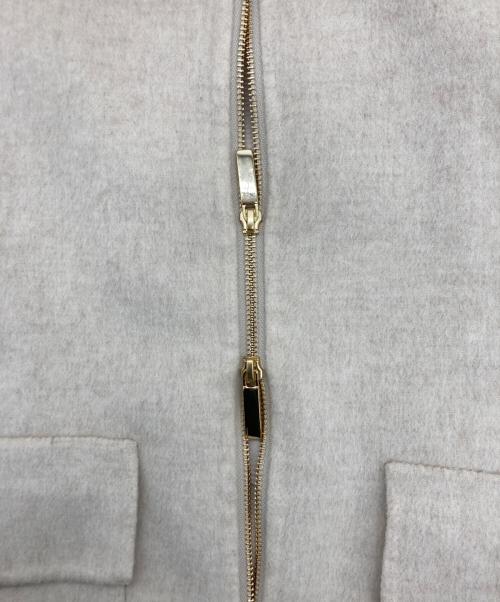 Noble（ノーブル）Noble (ノーブル) キャレメルミックスリバージップコート ベージュ サイズ:SIZE Freeの古着・服飾アイテム