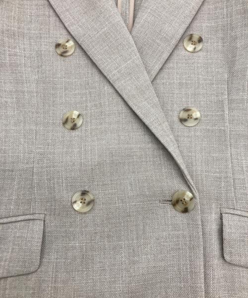 Noble（ノーブル）Noble (ノーブル) ドンゴロスダブルジャケット ベージュ サイズ:SIZE 38の古着・服飾アイテム