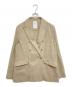 Noble（ノーブル）の古着「ドンゴロスダブルジャケット」｜ベージュ
