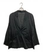 Spick and Spanスピック＆スパン）の古着「ラミーミックスシアージャケット」｜ブラック