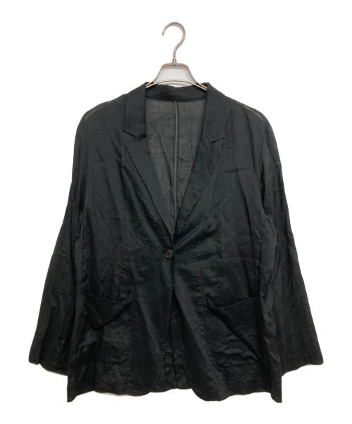 Spick and Span（スピック＆スパン）Spick and Span (スピック＆スパン) ラミーミックスシアージャケット ブラック サイズ:SIZE 38の古着・服飾アイテム