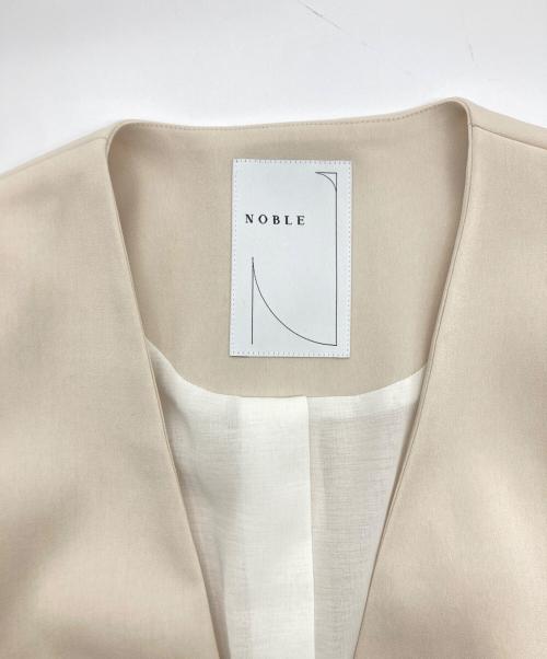 Noble（ノーブル）Noble (ノーブル) スリーブスリットケープジャケット ベージュ サイズ:SIZE Freeの古着・服飾アイテム
