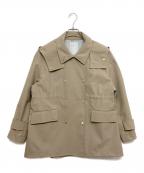 Nobleノーブル）の古着「ウインドプルーフテントシルエットブルゾン」｜ベージュ