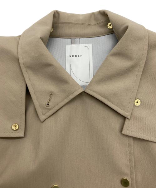 Noble（ノーブル）Noble (ノーブル) ウインドプルーフテントシルエットブルゾン ベージュ サイズ:SIZE Freeの古着・服飾アイテム