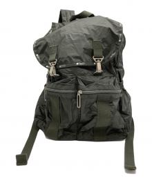 LeSportsac×Essential Collection（レスポートサック）の古着「modern flap backpack」｜カーキ