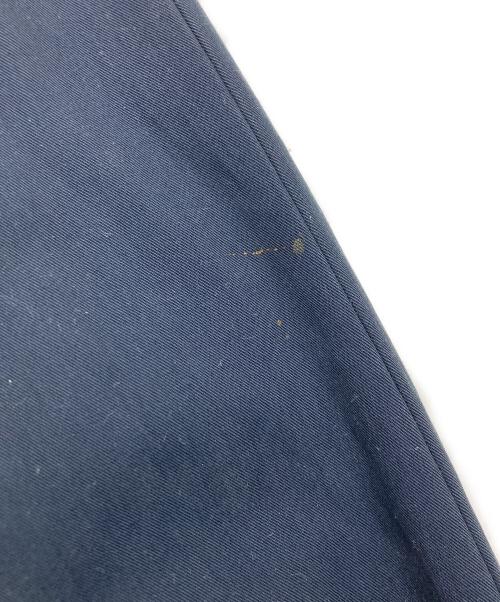 TOMORROW LAND（トゥモローランド）TOMORROW LAND (トゥモローランド) コットンナイロンツイル 2タックワイドストレートパンツ ネイビー サイズ:SIZE XSの古着・服飾アイテム