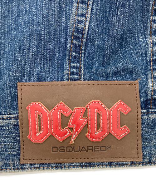 DSQUARED2（ディースクエアード）DSQUARED2 (ディースクエアード) ジップデニムジャケット インディゴ サイズ:SIZE50の古着・服飾アイテム