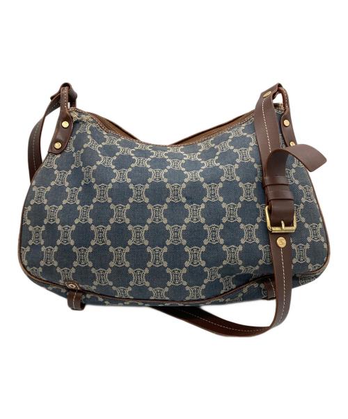 CELINE（セリーヌ）CELINE (セリーヌ) ヴィンテージマカダムデニムショルダーバッグ インディゴ サイズ:実寸サイズをご参照下さい。の古着・服飾アイテム