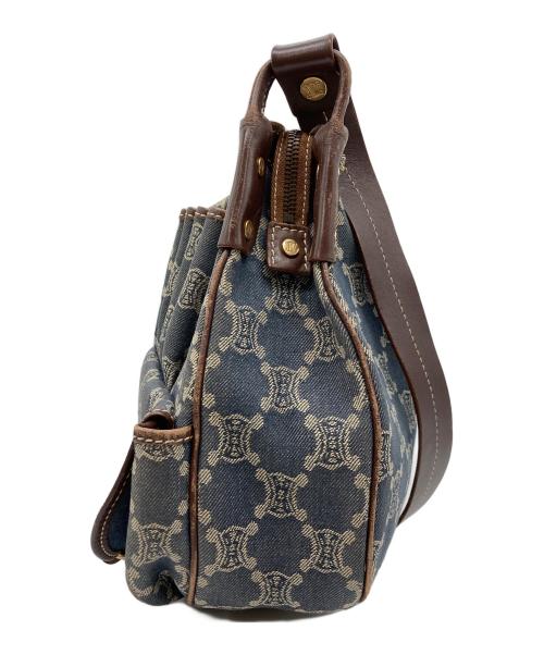 CELINE（セリーヌ）CELINE (セリーヌ) ヴィンテージマカダムデニムショルダーバッグ インディゴ サイズ:実寸サイズをご参照下さい。の古着・服飾アイテム