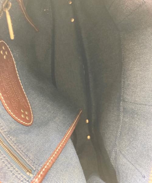 CELINE（セリーヌ）CELINE (セリーヌ) ヴィンテージマカダムデニムショルダーバッグ インディゴ サイズ:実寸サイズをご参照下さい。の古着・服飾アイテム