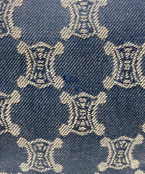 CELINE（セリーヌ）CELINE (セリーヌ) ヴィンテージマカダムデニムショルダーバッグ インディゴ サイズ:実寸サイズをご参照下さい。の古着・服飾アイテム