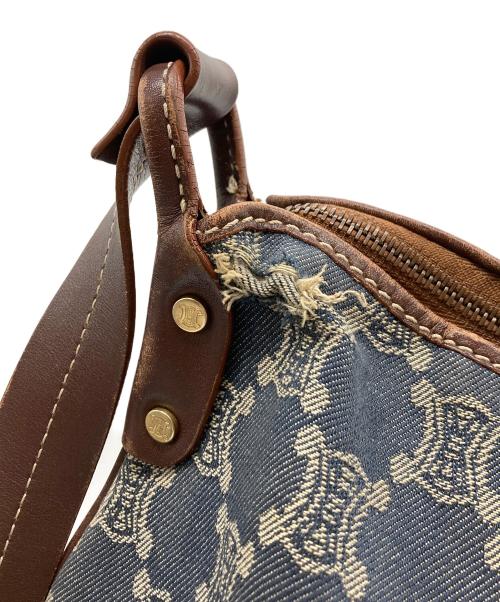 CELINE（セリーヌ）CELINE (セリーヌ) ヴィンテージマカダムデニムショルダーバッグ インディゴ サイズ:実寸サイズをご参照下さい。の古着・服飾アイテム
