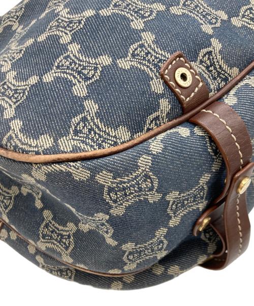 CELINE（セリーヌ）CELINE (セリーヌ) ヴィンテージマカダムデニムショルダーバッグ インディゴ サイズ:実寸サイズをご参照下さい。の古着・服飾アイテム