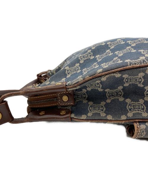 CELINE（セリーヌ）CELINE (セリーヌ) ヴィンテージマカダムデニムショルダーバッグ インディゴ サイズ:実寸サイズをご参照下さい。の古着・服飾アイテム