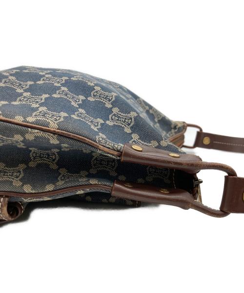 CELINE（セリーヌ）CELINE (セリーヌ) ヴィンテージマカダムデニムショルダーバッグ インディゴ サイズ:実寸サイズをご参照下さい。の古着・服飾アイテム