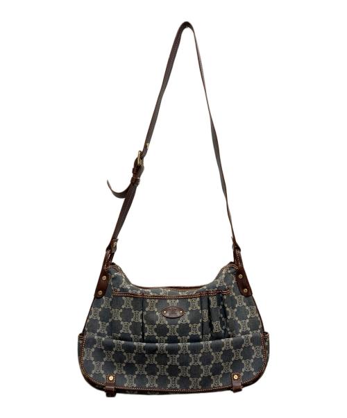 CELINE（セリーヌ）CELINE (セリーヌ) ヴィンテージマカダムデニムショルダーバッグ インディゴ サイズ:実寸サイズをご参照下さい。の古着・服飾アイテム