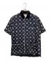 sacai（サカイ）の古着「Komon Print Shirt」｜ネイビー