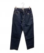 YANUKヤヌーク）の古着「ROOMY ルーミー・ワイドストレート」｜インディゴ