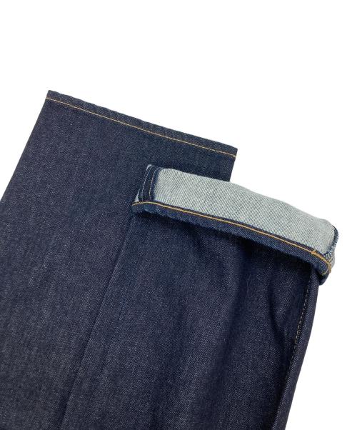 YANUK（ヤヌーク）YANUK (ヤヌーク) ROOMY ルーミー・ワイドストレート インディゴ サイズ:SIZE M 未使用品の古着・服飾アイテム