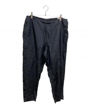中古・古着通販】COMOLI (コモリ) シルク テーパードパンツ ネイビー