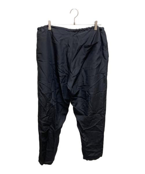 COMOLI（コモリ）COMOLI (コモリ) シルク テーパードパンツ ネイビー サイズ:SIZE2の古着・服飾アイテム