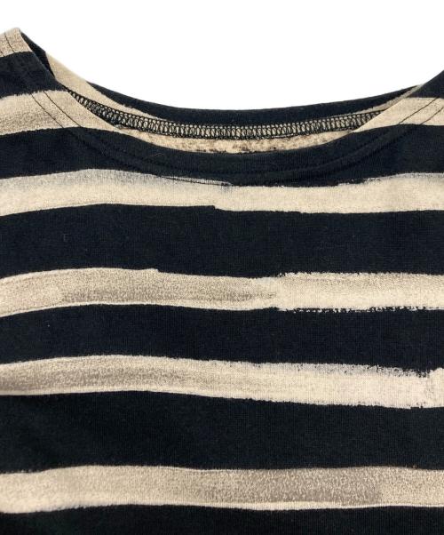 Porter Classic（ポータークラシック）Porter Classic (ポータークラシック) アーティストボーダーカットソー ホワイト×ブラック サイズ:SIZE2の古着・服飾アイテム