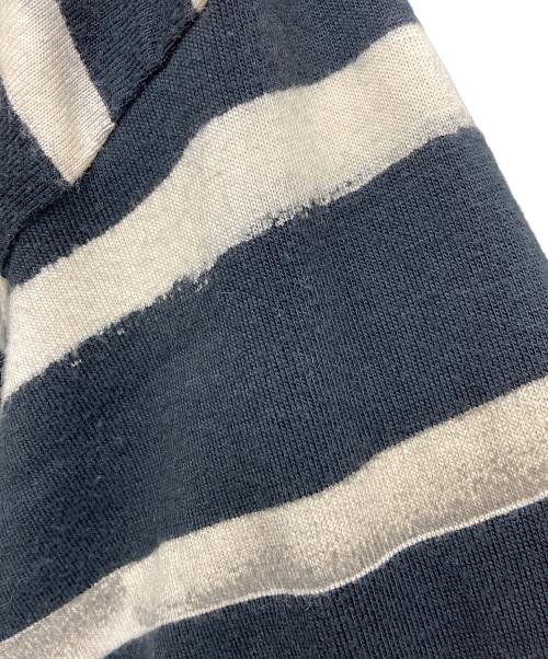 Porter Classic（ポータークラシック）Porter Classic (ポータークラシック) アーティストボーダーカットソー ホワイト×ブラック サイズ:SIZE2の古着・服飾アイテム