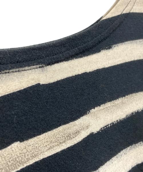 Porter Classic（ポータークラシック）Porter Classic (ポータークラシック) アーティストボーダーカットソー ホワイト×ブラック サイズ:SIZE2の古着・服飾アイテム