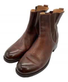 YELLO MINKY SHORT BOOTS レオパード ブーツ ヒール 厚底 中古・古着通販】YELLO (イエロ) MINKY SHORT BOOTS レオパード 厚底
