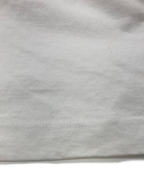 sacai（サカイ）sacai (サカイ) Forever Top フォーエバー シアードッキング シースルー切替 フリルデザイン 半袖 Tシャツ ホワイト×ブラック サイズ:SIZE 3の古着・服飾アイテム