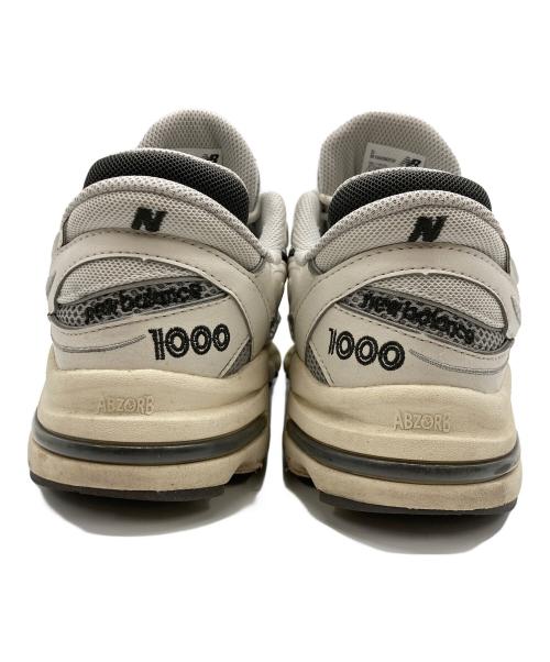 NEW BALANCE（ニューバランス）NEW BALANCE (ニューバランス) ローカットスニーカー グレー×ホワイト サイズ:26㎝の古着・服飾アイテム