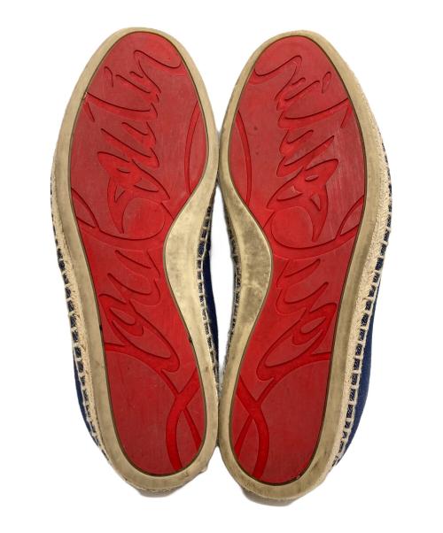 Christian Louboutin（クリスチャン・ルブタン）Christian Louboutin (クリスチャン・ルブタン) タッセルエスパドリーユ インディゴ サイズ:SIZE43の古着・服飾アイテム