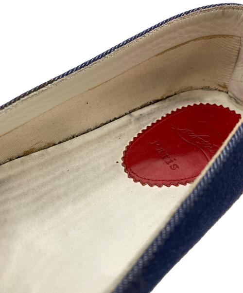 Christian Louboutin（クリスチャン・ルブタン）Christian Louboutin (クリスチャン・ルブタン) タッセルエスパドリーユ インディゴ サイズ:SIZE43の古着・服飾アイテム