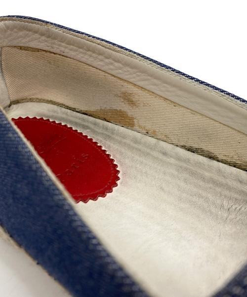 Christian Louboutin（クリスチャン・ルブタン）Christian Louboutin (クリスチャン・ルブタン) タッセルエスパドリーユ インディゴ サイズ:SIZE43の古着・服飾アイテム