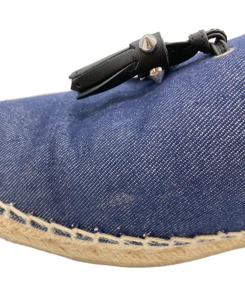 Christian Louboutin（クリスチャン・ルブタン）Christian Louboutin (クリスチャン・ルブタン) タッセルエスパドリーユ インディゴ サイズ:SIZE43の古着・服飾アイテム