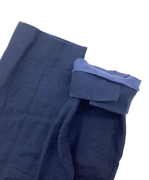 POLO RALPH LAUREN（ポロ・ラルフローレン）POLO RALPH LAUREN (ポロ・ラルフローレン) リネンテーラードジャケット ネイビー サイズ:SIZE10の古着・服飾アイテム