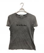 Acne studiosアクネ ストゥディオズ）の古着「フェイディットロゴTシャツ」｜グレー