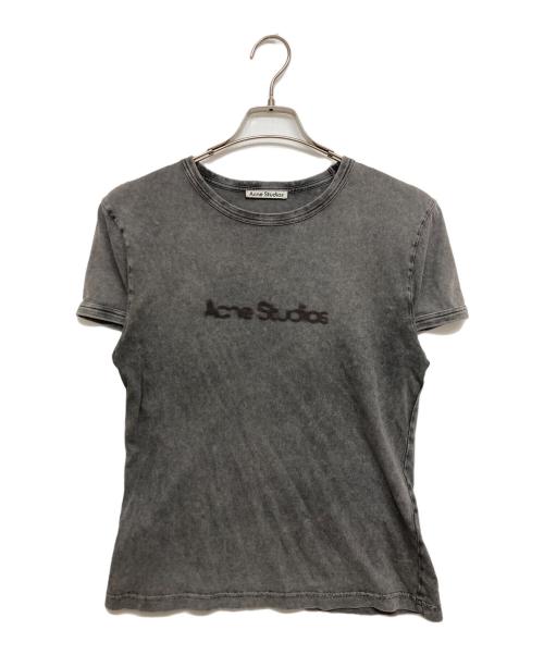 Acne studios（アクネ ストゥディオズ）Acne studios (アクネ ストゥディオズ) フェイディットロゴTシャツ グレー サイズ:SIZE Sの古着・服飾アイテム