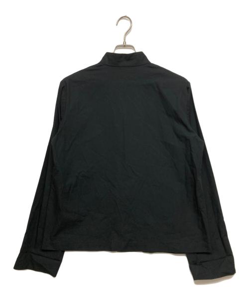 BLACK COMME des GARCONS（ブラックコムデギャルソン）BLACK COMME des GARCONS (ブラックコムデギャルソン) チャイナシャツ ブラック サイズ:SIZE Lの古着・服飾アイテム