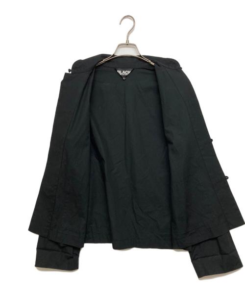 BLACK COMME des GARCONS（ブラックコムデギャルソン）BLACK COMME des GARCONS (ブラックコムデギャルソン) チャイナシャツ ブラック サイズ:SIZE Lの古着・服飾アイテム