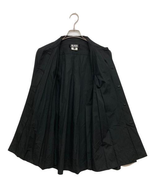 BLACK COMME des GARCONS（ブラックコムデギャルソン）BLACK COMME des GARCONS (ブラックコムデギャルソン) プリーツ丸襟ブラウス ブラック サイズ:SIZE Lの古着・服飾アイテム