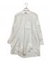 COMME des GARCONS HOMME PLUS（コムデギャルソンオムプリュス）の古着「捻れ変形ロングシャツ」｜ホワイト