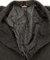 中古・古着 BLACK COMME des GARCONS (ブラックコムデギャルソン) ポリ縮絨ドッキングロングジャケット/コート ブラック サイズ:SIZE L：50000円
