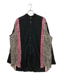 COMME des GARCONS HOMME PLUS（コムデギャルソンオムプリュス）の古着「スパンコールシャツ」｜ブラック