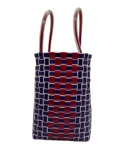 MARNI（マルニ）MARNI (マルニ) フラワーカフェピクニックバッグ パープル サイズ:実寸サイズをご参照下さい。の古着・服飾アイテム